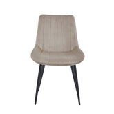 Verta Dining Chair - Beige Velvet